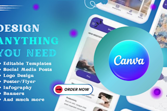 create engaging canva templates for social media, infographics and banners