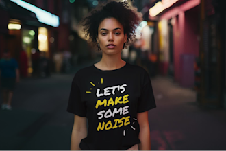 create realistic HD ai models tshirt mockups