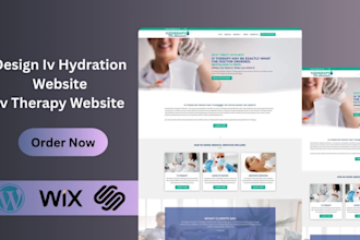 design iv hydration website iv therapy website mobile iv hydration website