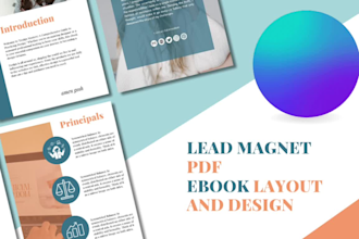 create lead magnet pdf template and ebook layouts in canva