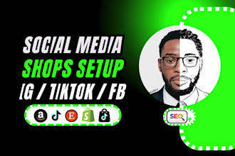 setup tiktok shop, facebook ads social commerce stores, shopify integration
