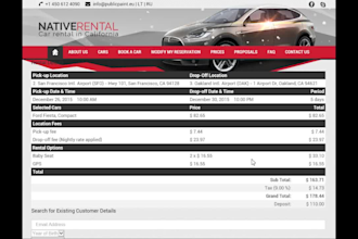 develop chauffeur, limousine and taxi booking website