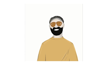 do personalized digital portrait drawing for you