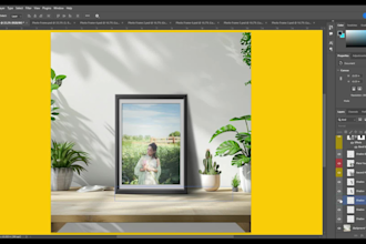 create stunning custom photo frame mockups for your designs