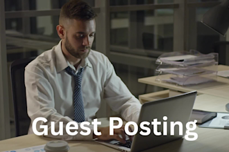 make 5 dofollow guest posts on high da high traffic sites using white hat