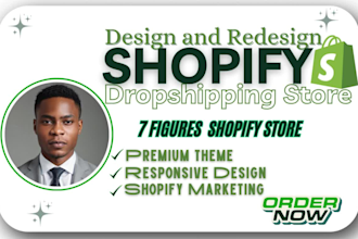 shopify ecommerce website development shopify store design shopify dropshipping