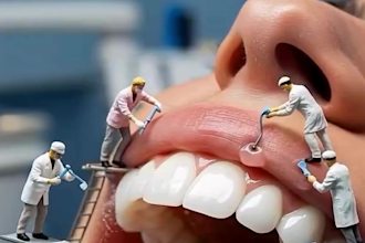 do 3d medical animaion video, 3d medical illistration, ai dental animation