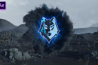 create this portal logo reveal animation