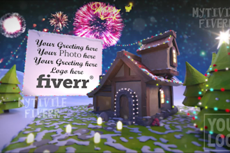 create this christmas wish video
