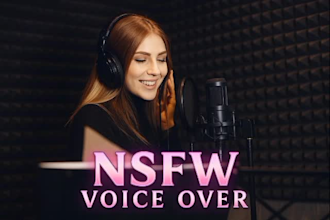 record your erotic female voice over seductive nsfw sfw  only fans smut