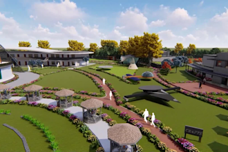 create architectural 3d rendering and walkthrough animation