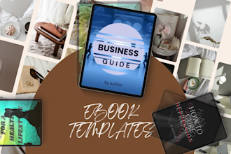 design a professional ebook cover in canva