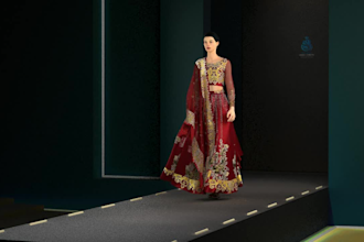 create 3d garment, animation in clo3d, marvelous designer