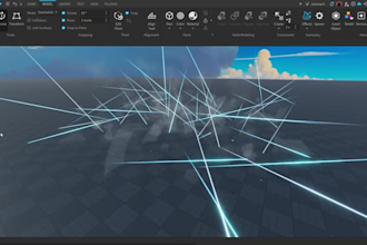 do roblox vfx, roblox scripting, build roblox game, vfx r6 and r15 avatar models