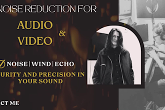 do noise reduction, enhancement and sound repair
