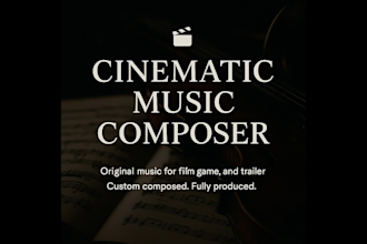 compose original cinematic music for your film, game, or trailer