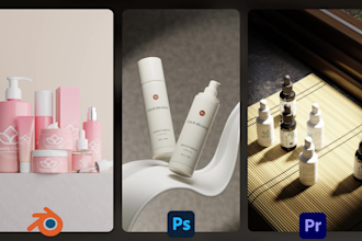 do high quality 3d product renders for amazon