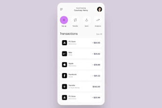 develop custom neobank app money transfer app p2p payment app crypto wallet app