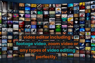 do professional video edit with voice over and script