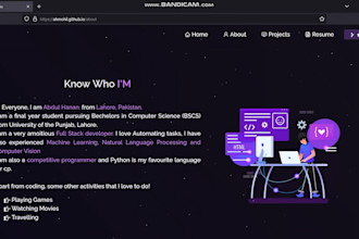 be your website developer in reactjs and nodejs