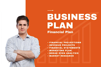 prepare investor ready financial plan, business plan