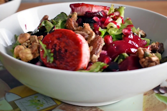 shoot top view video recipes with a food stylist