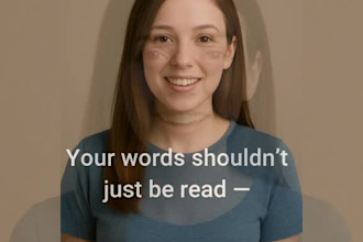 convert your image into a talking spokesperson video