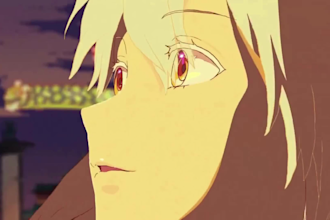 2d traditional japanese animation, anime fighting style, 2d cartoon short film