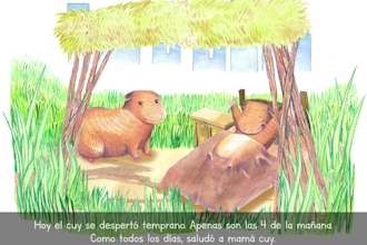 paint cute children storybook illustrations