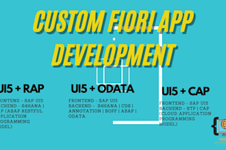 develop custom sap ui5 fiori and implement standard fiori app