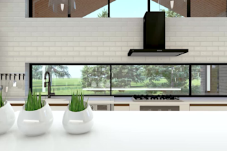 design kitchen and residential interior cabinet