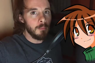 do a professional cartoon or anime boy voice over