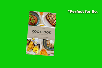 create 3d book rotation video for book trailer and promotion