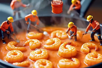 do ai miniature videos ai tiny workers chef food videography food photography