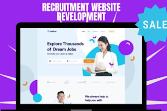 recruitment website job board website staffing website job portal agency website