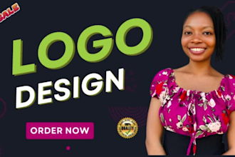 do modern, unique, minimalist business logo with copyright