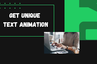 create a amazing text animation for your videos