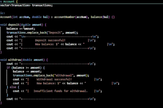 create your c , cpp ,c sharp programming projects and tasks