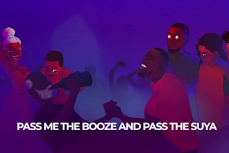create an animated lyrics video