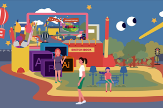 create 2d animated explainer video for youtube