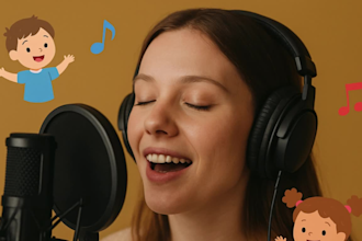 be your kids songwriter and female vocalist for nursery rhymes