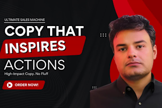 write sales copy for a sales page, sales funnel, landing page, sales copywriting