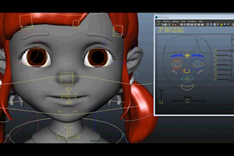 blender rigger,3d facial rigging,facial expression,rig3d character,rig3d animze
