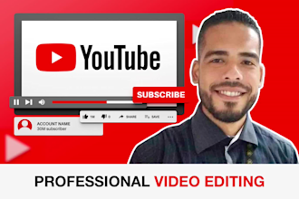 be your professional video editor for youtube
