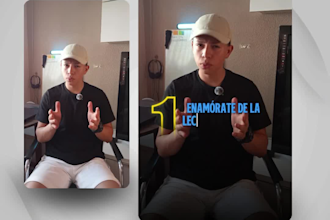 short form video editor spanish only