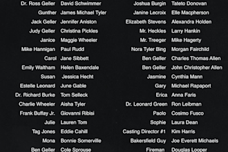 create opening and end credits sequence for movie