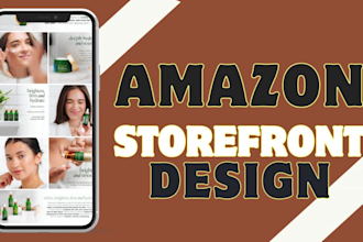 create your amazon storefront design or amazon brand store