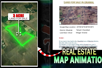 do advanced real estate google earth map animation