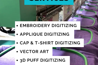 digitize image for embroidery into dst emb pes jef files