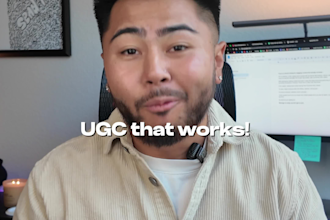 create male ugc spokesperson videos for your brand